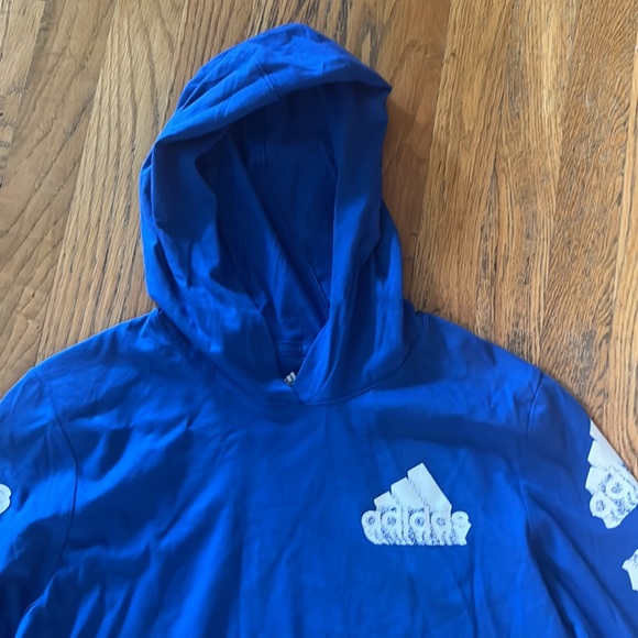 Adidas hooded long sleeve T-shirt - Picture 2 of 9